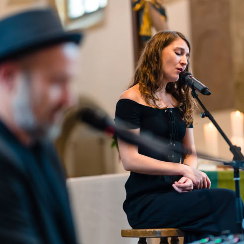 Wave&Sound, Duo, handgemachte Musik, akustische Musik, Leopold Hartzsch, Kathrin Dietz