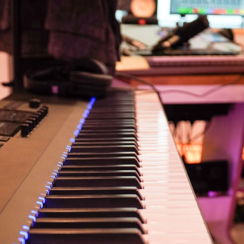 Klavier, Piano, Studio, Tonstudio, Chords, Song, Single, Wave&Sound 